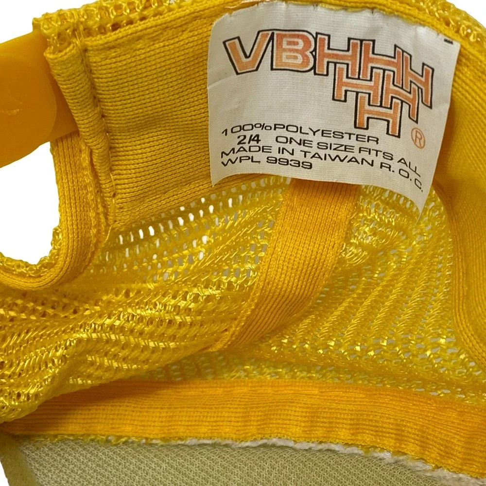 Vintage Kids 1984 Tweety Bird Trucker Hat Looney Tunes Yellow Mesh Cap